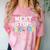 Next Stop Kindergarten Tshirt For Preschool Graduation Comfort Color Blast T-Shirt Clay
