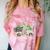 North Pole Tree Farm Merry Christmas Holiday Scene Nostalgia Comfort Color Blast T-Shirt Clay