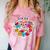 Nostalgia Love Tees -Adults Small Casual Festive Classic Fit T-Shirt Round Neck Straight Fit Collarless Short Sleeve Solid Lightweight Comfort Color Blast T-Shirt Clay