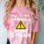 Not At All Friendly Do Not Approach Introvert Warning Comfort Color Blast T-Shirt Clay