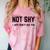 Not Shy I Just Don't Like You Introverting Comfort Color Blast T-Shirt Clay