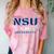 NSU No Such University High School Graduation Comfort Color Blast T-Shirt Clay