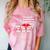 Nurse 2018 American Flag Tee Nursing School Graduation Comfort Color Blast T-Shirt Clay