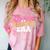 In My Nurse Era Nursing School Graduation Women Comfort Color Blast T-Shirt Clay