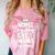 Nurse Graduation For Her Nursing Cat Mama By Night For Men Women Comfort Color Blast T-Shirt Clay