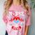 Nurse Live Love Heal Graduation Appreciation Valentines Day Comfort Color Blast T-Shirt Clay