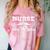 Nurse Nursing Graduation T Shirt Nurse Est 2018 Comfort Color Blast T-Shirt Clay
