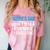 Nurse's Dad Father Nursing School Graduation Comfort Color Blast T-Shirt Clay