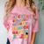 I Officially Graduated Kindergarten Graduation Class 2024 Comfort Color Blast T-Shirt Clay