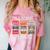 Old School Playlist Nostalgia Vibes Cassette Comfort Color Blast T-Shirt Clay