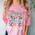 Paraprofessional Happy Last Day Of School Women Graduation Comfort Color Blast T-Shirt Clay