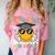 Peace Out 5th Grade Graduation Last Day Of School Comfort Color Blast T-Shirt Clay