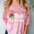 Peace Out 5th Grade Tie Dye Graduation Class Of 2026 Comfort Color Blast T-Shirt Clay