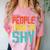 People Think I'm Shy I Introvert Comfort Color Blast T-Shirt Clay
