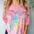 PhD Graduation Dead Inside But i Got My PhD Tie Dye Funny Comfort Color Blast T-Shirt Clay