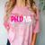 PhDiva Graduation Doctorate Student Graduate Comfort Color Blast T-Shirt Clay
