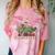 Plant Coffee Love Plantrovert Gardening Introvert Mom Comfort Color Blast T-Shirt Clay