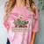 Plant Coffee Lover Plantrovert Gardening Introvert Comfort Color Blast T-Shirt Clay