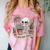 Plant Introvert Gardener Houseplant Botanical Women Men Kids Comfort Color Blast T-Shirt Clay
