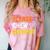 Please Chew Quieter Introvert Silence Lover Quote Comfort Color Blast T-Shirt Clay