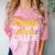 Please Don't Ask Me About College Graduation Tee T-Shirt Comfort Color Blast T-Shirt Clay