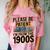 Please Be Patient I'm From The 1900s Retro Computer Comfort Color Blast T-Shirt Clay