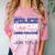 Police Officer Saying Academy Graduation Women Men Comfort Color Blast T-Shirt Clay