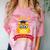 Pre-K Graduation 2018 Cute Owl Comfort Color Blast T-Shirt Clay