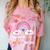 Pre k Graduation Class 2025 Graduate Pre-k Rainbow Girls Comfort Color Blast T-Shirt Clay