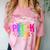 Pre-K Graduation Class Of 2026 Pre-K Graduated 2026 Comfort Color Blast T-Shirt Clay