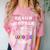 Preschool Graduation Proud Mother Of Class 2018 Comfort Color Blast T-Shirt Clay