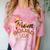 Prom Squad 2026 Cute Senior Class Of 2026 Graduation Party Comfort Color Blast T-Shirt Clay