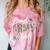 Proud Army Wife Army Graduation Wife US Army Wife Comfort Color Blast T-Shirt Clay