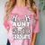 Proud Aunt Of A 2018 Graduate Senior Graduation School Shirt Comfort Color Blast T-Shirt Clay