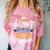 Proud Aunt Of 2018 Graduate Shirt Graduation Grad Class Comfort Color Blast T-Shirt Clay