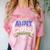 Proud Aunt Of 2018 Graduate Shirt Graduation Grad Comfort Color Blast T-Shirt Clay