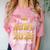 Proud Aunt Of a 2025 Graduate Class Of 2025 Graduation Women Comfort Color Blast T-Shirt Clay