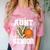 Proud Aunt Of A 2026 Senior Basketball Graduation Leopard Premium Tri-Blend Comfort Color Blast T-Shirt Clay