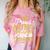 Proud Aunt Of a Class Of 2026 Graduate Senior Graduation Comfort Color Blast T-Shirt Clay