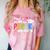 Proud Aunt Of A Pre-K 2025 Graduate Class Of 2025 Graduation Comfort Color Blast T-Shirt Clay