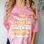 Proud Auntie Of 2025 College Graduate Family 25 Graduation Comfort Color Blast T-Shirt Clay