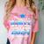 Proud Aunty Of 2024 College Graduate Family 24 Graduation Comfort Color Blast T-Shirt Clay