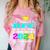 Proud Bff Of Kindergarten Graduate 2024 Graduation Bff Comfort Color Blast T-Shirt Clay