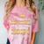 Proud Big Sister Of Two 2024 Graduate Class 2024 Graduation Premium Comfort Color Blast T-Shirt Clay