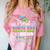 Proud Bonus Dad Of PreK School Graduate 2024 Graduation Premium Comfort Color Blast T-Shirt Clay