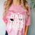 Proud Dad Of A 2025 College Graduate Graduation Comfort Color Blast T-Shirt Clay