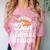 Proud Dad Of A 2025 Senior Basketball Graduation Comfort Color Blast T-Shirt Clay