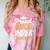 Proud Dad Of A 2026 Graduate Class Of 2026 Dad Graduation Comfort Color Blast T-Shirt Clay