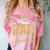 Proud DAD Of a 2026 Graduate Class Senior Graduation Comfort Color Blast T-Shirt Clay