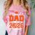 Proud Dad Of A 2026 Senior Basketball Graduation Family Comfort Color Blast T-Shirt Clay